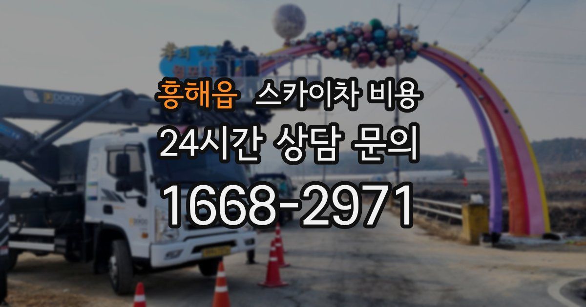 흥해읍 스카이차 비용