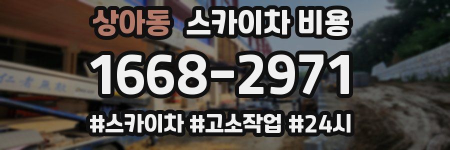 상아동 스카이차 비용