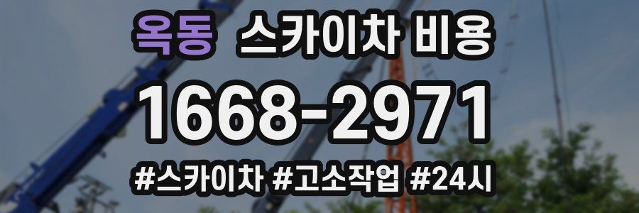 옥동 스카이차 비용