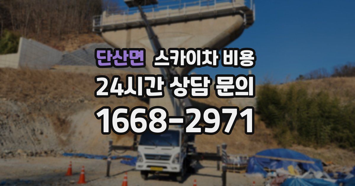 단산면 스카이차 비용