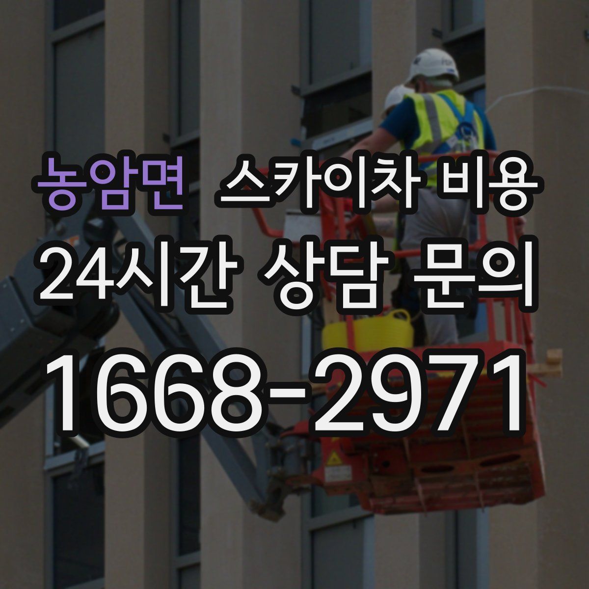 농암면 스카이차 비용