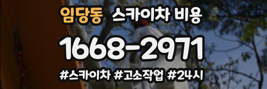 임당동 스카이차 비용
