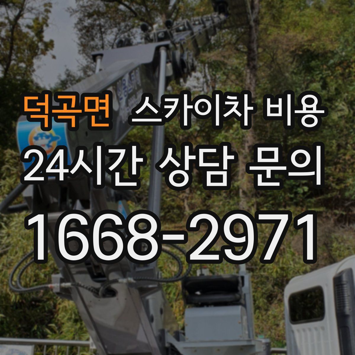 덕곡면 스카이차 비용