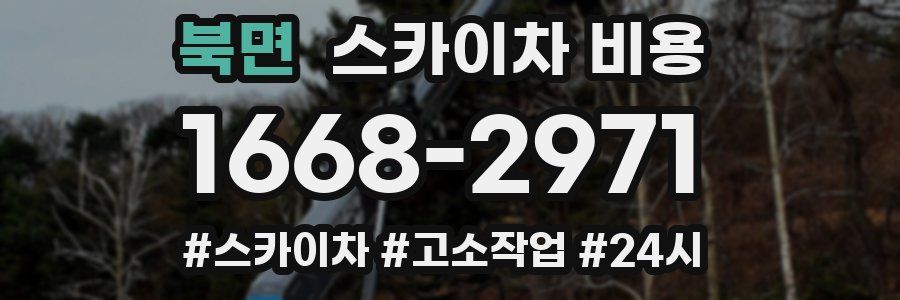 북면 스카이차 비용