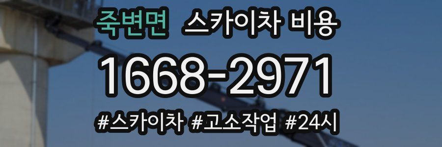 죽변면 스카이차 비용