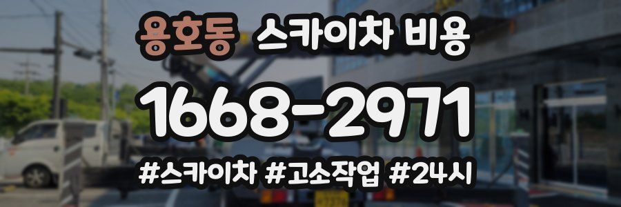 용호동 스카이차 비용