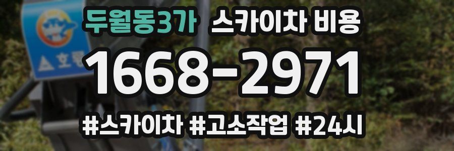 두월동3가 스카이차 비용