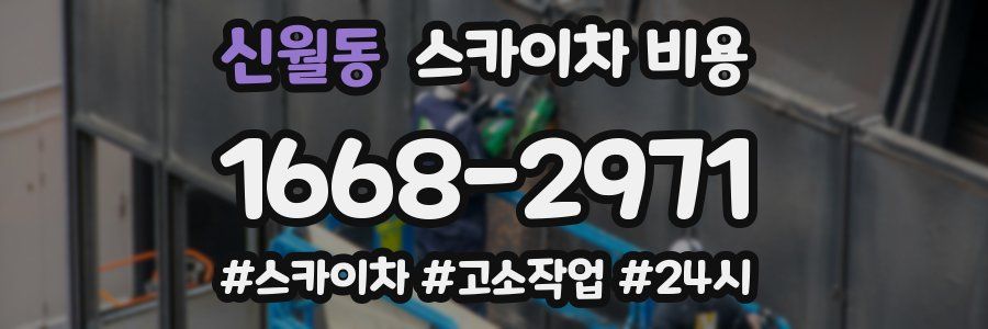 신월동 스카이차 비용