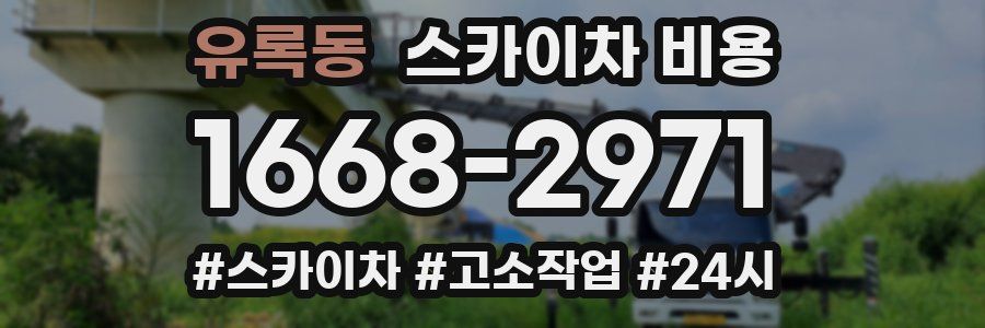 유록동 스카이차 비용