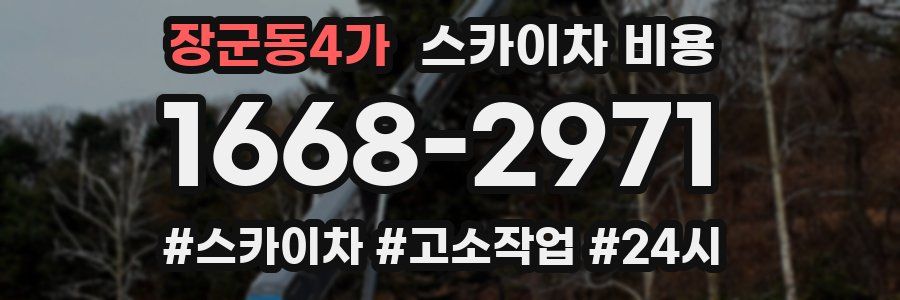 장군동4가 스카이차 비용