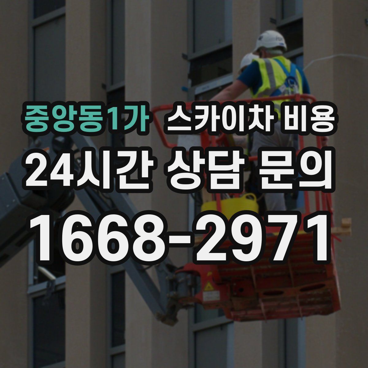 중앙동1가 스카이차 비용