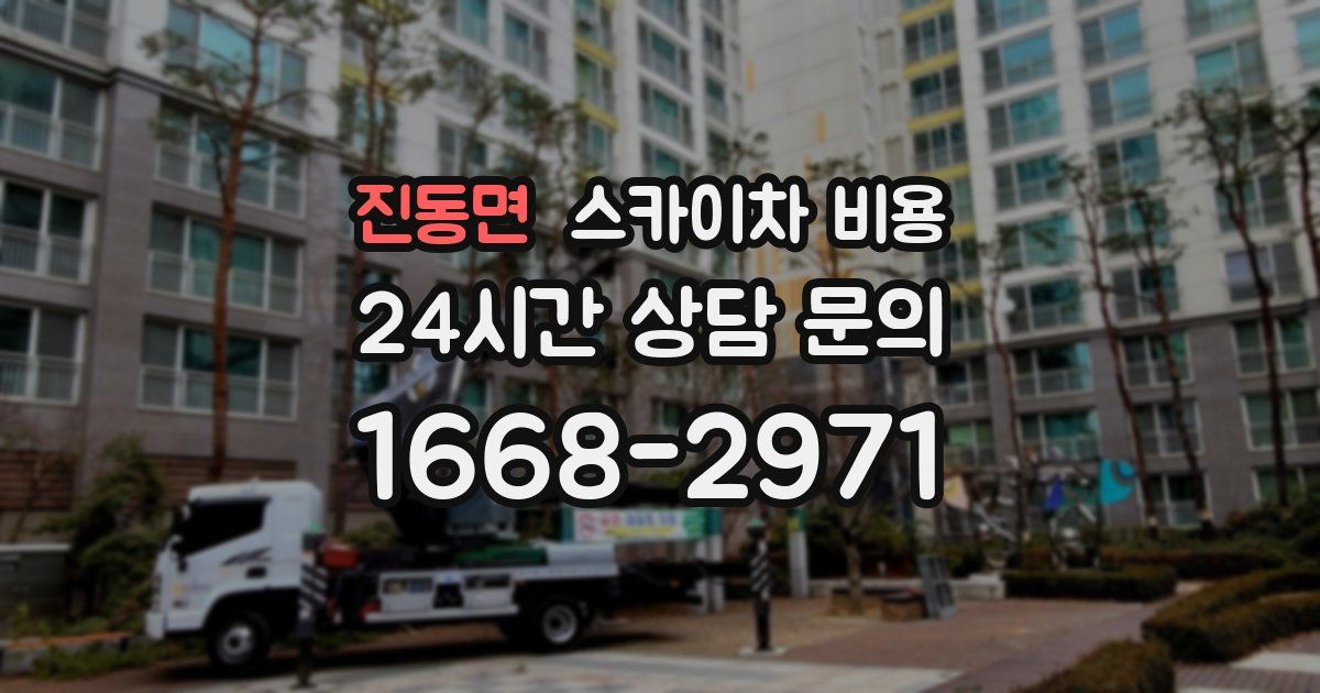 진동면 스카이차 비용