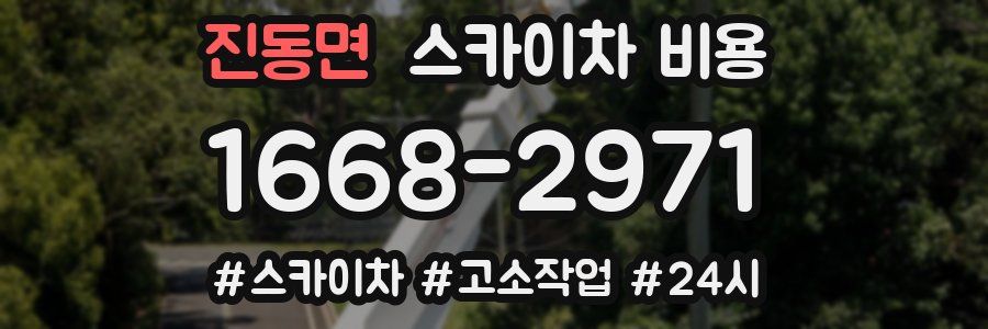 진동면 스카이차 비용