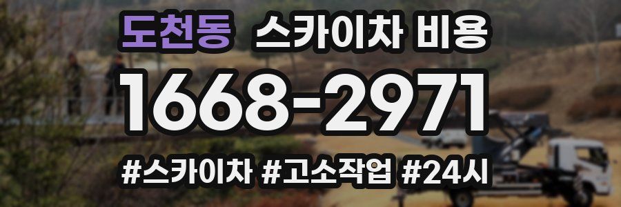 도천동 스카이차 비용