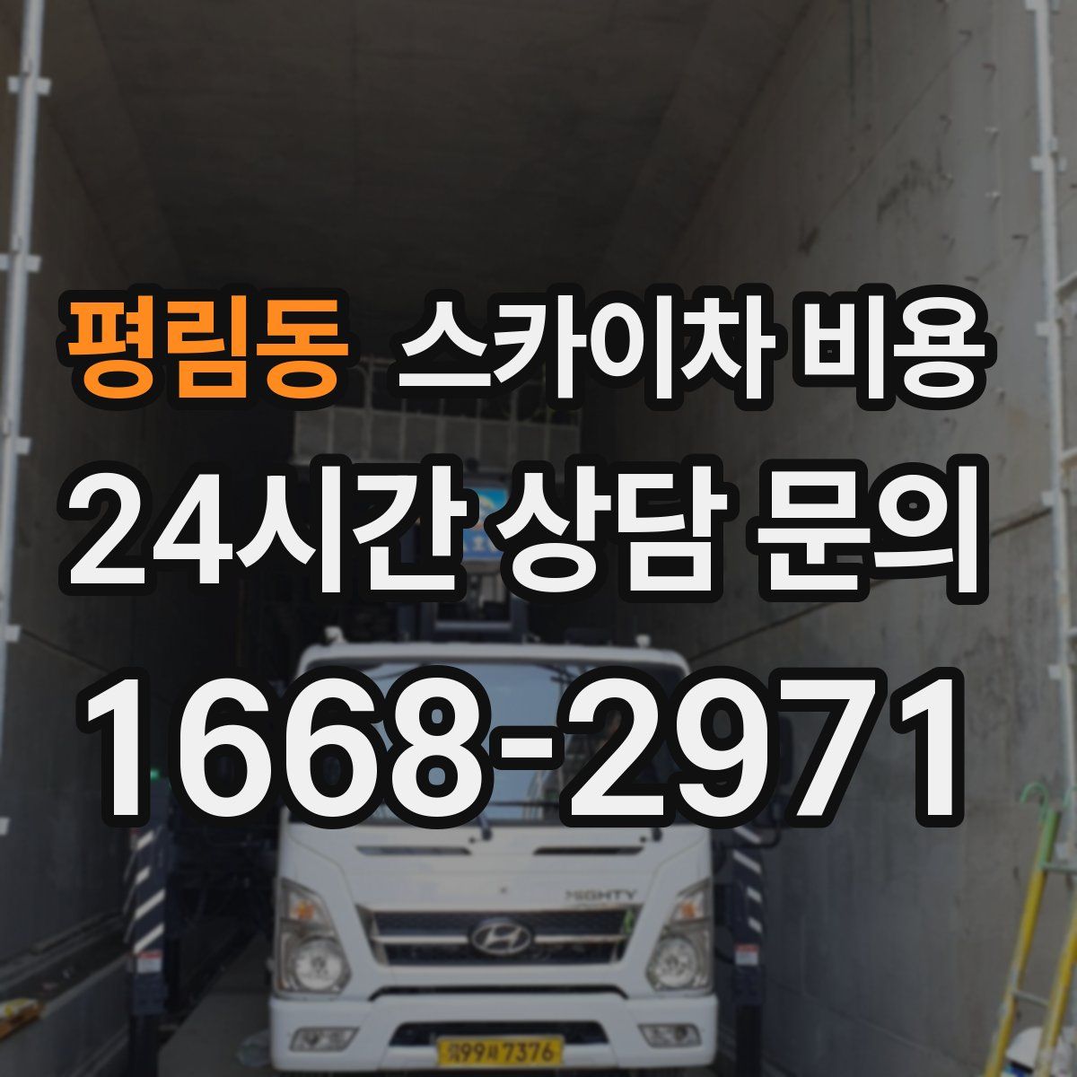 평림동 스카이차 비용