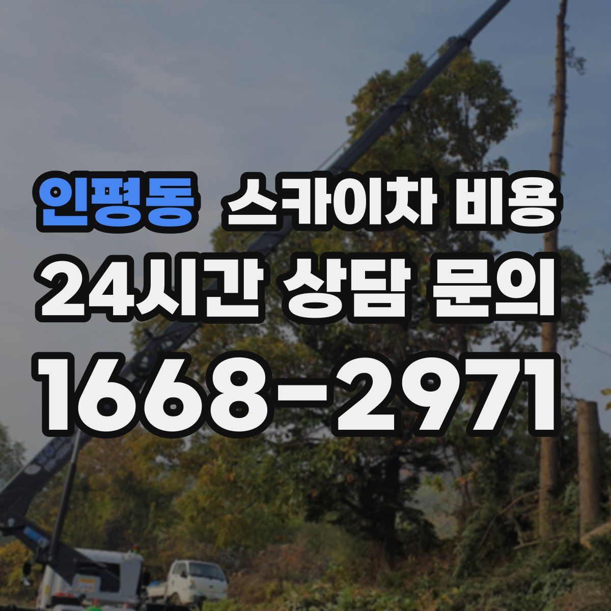 인평동 스카이차 비용