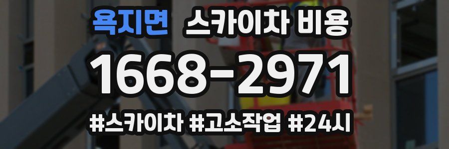 욕지면 스카이차 비용