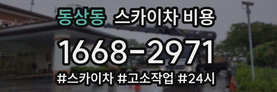 동상동 스카이차 비용