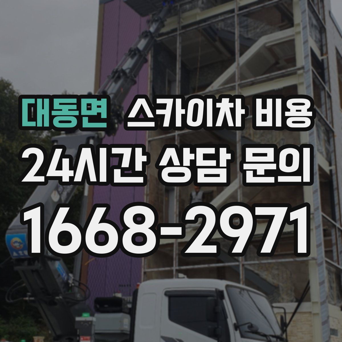 대동면 스카이차 비용