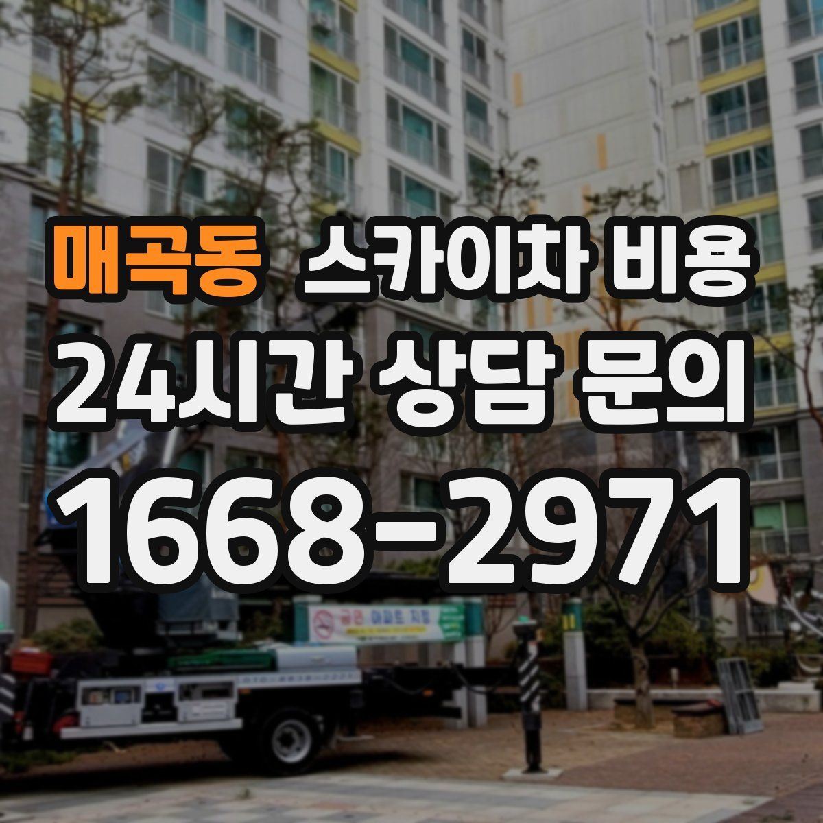 매곡동 스카이차 비용