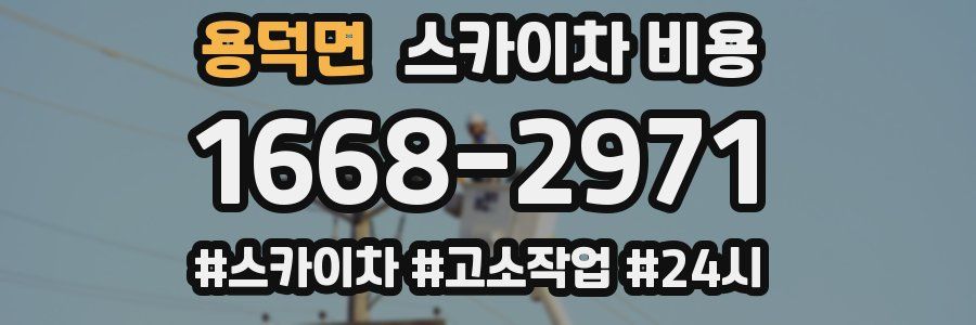 용덕면 스카이차 비용