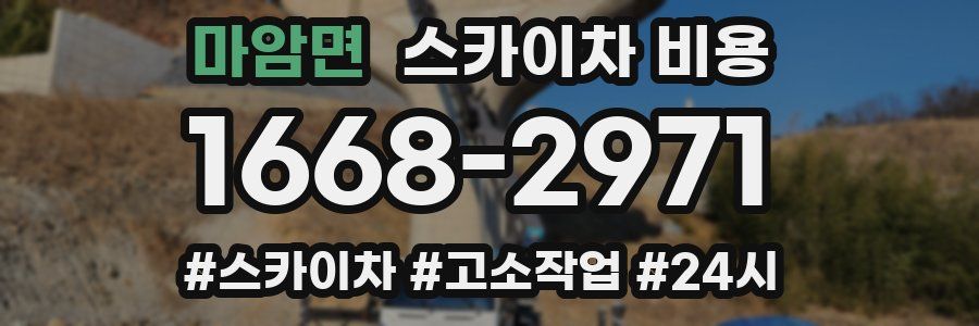 마암면 스카이차 비용