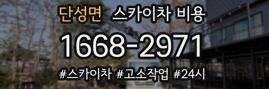 단성면 스카이차 비용