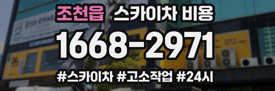 조천읍 스카이차 비용