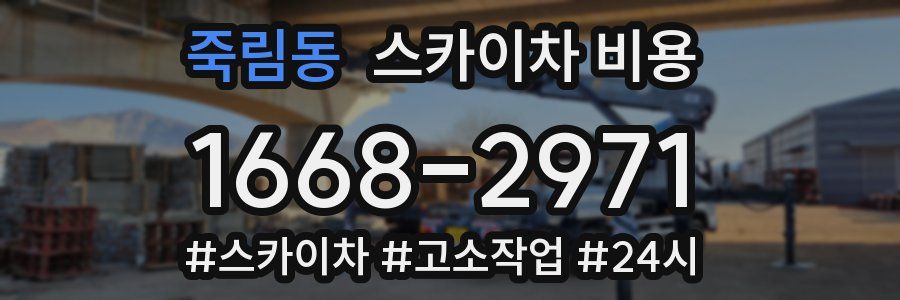 죽림동 스카이차 비용