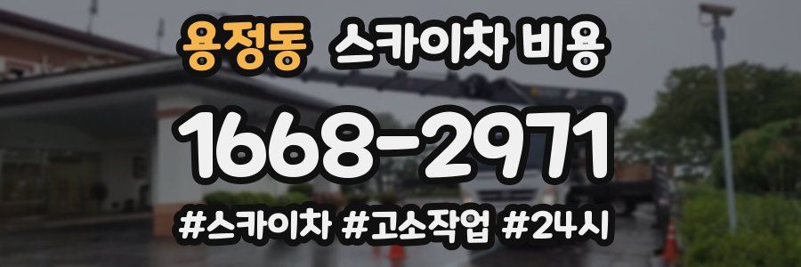 용정동 스카이차 비용