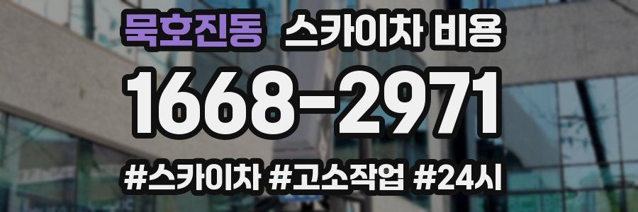 묵호진동 스카이차 비용