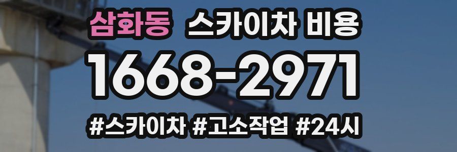 삼화동 스카이차 비용