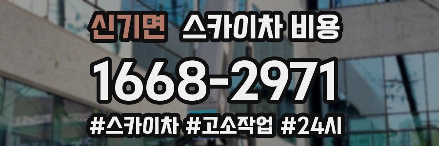 신기면 스카이차 비용