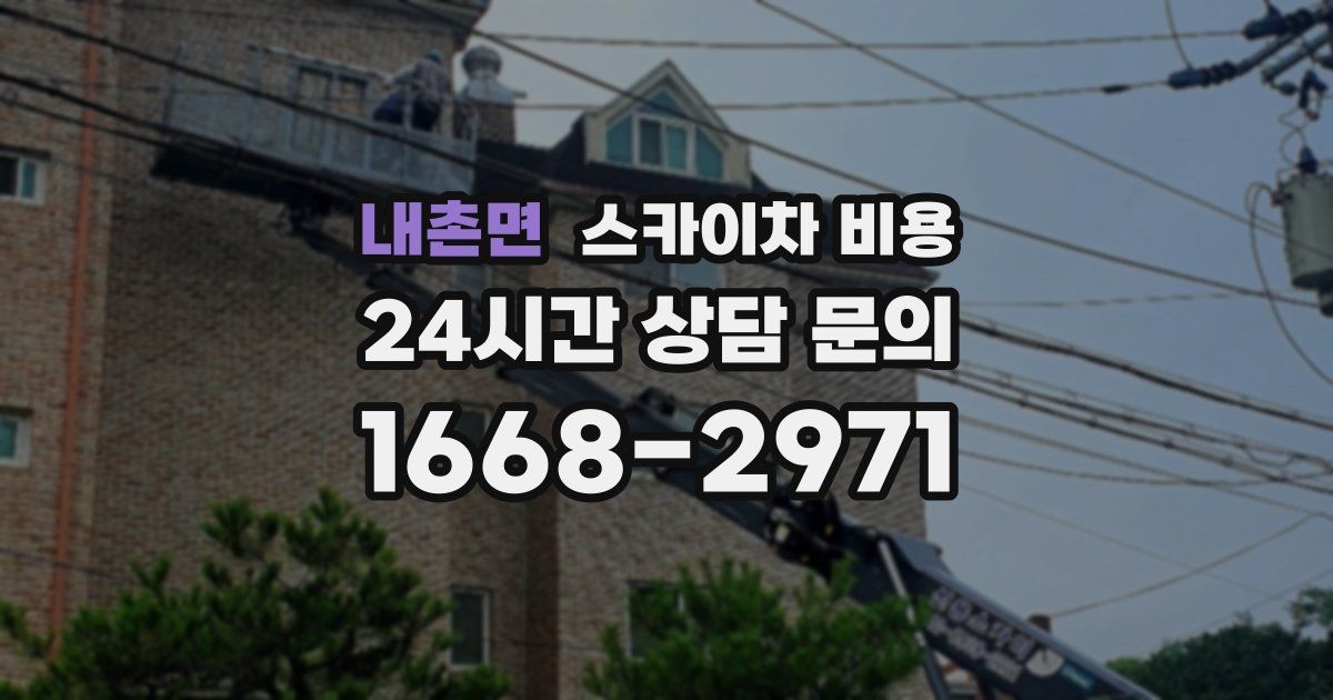 내촌면 스카이차 비용