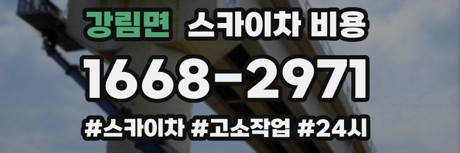 강림면 스카이차 비용