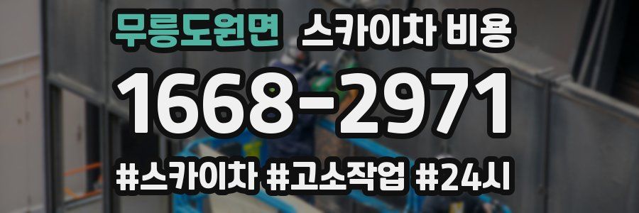 무릉도원면 스카이차 비용