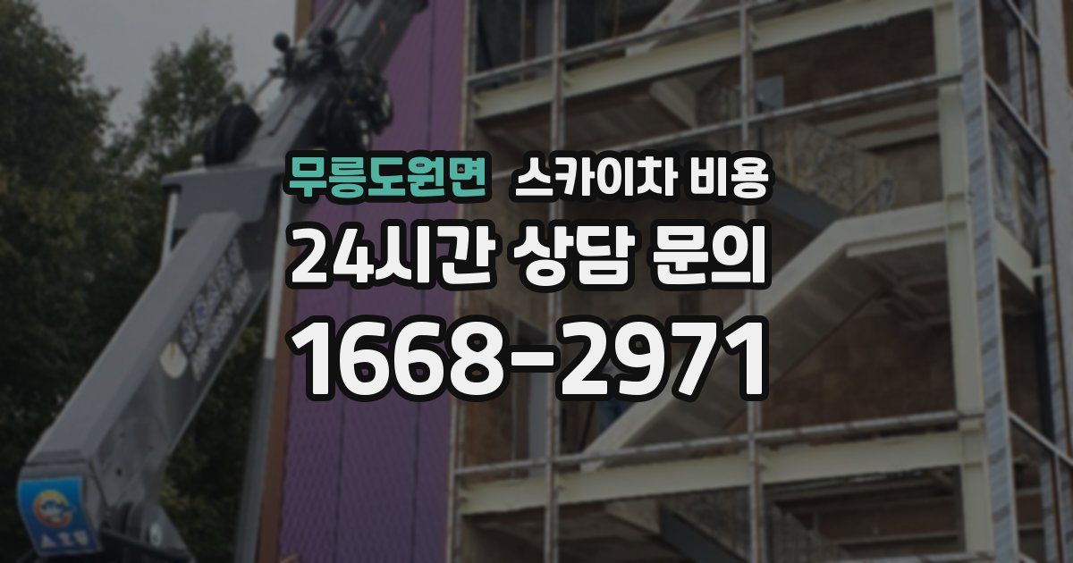 무릉도원면 스카이차 비용