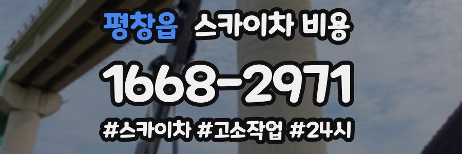 평창읍 스카이차 비용