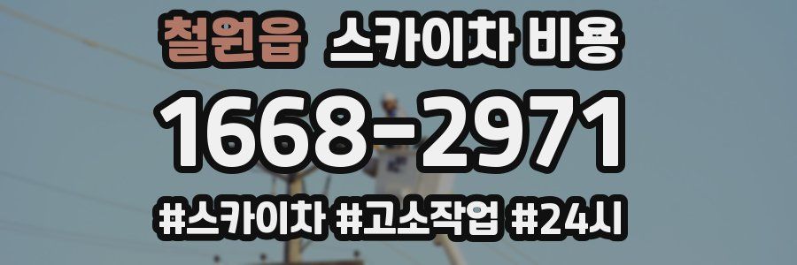 철원읍 스카이차 비용