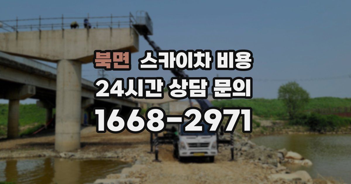북면 스카이차 비용