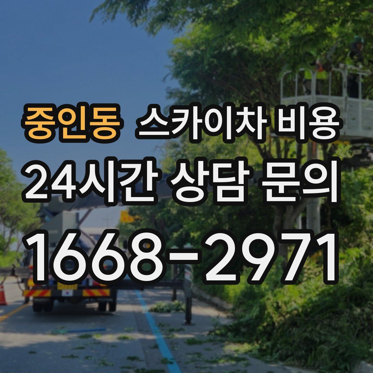 중인동 스카이차 비용