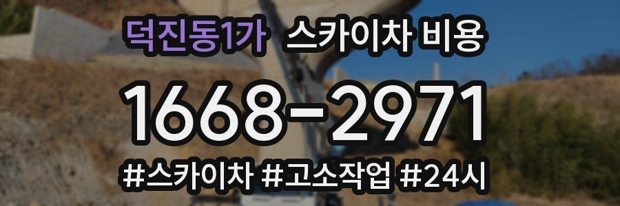 덕진동1가 스카이차 비용