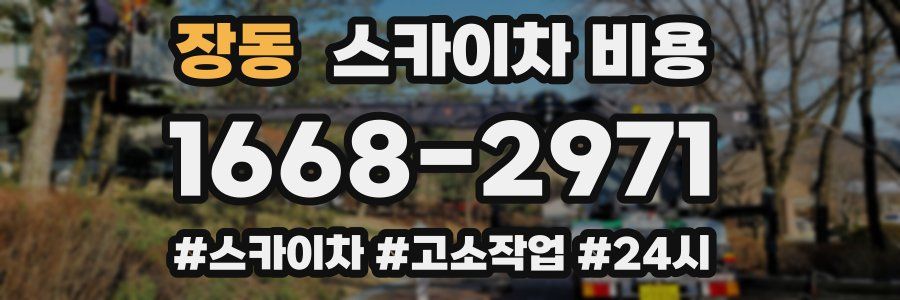 장동 스카이차 비용