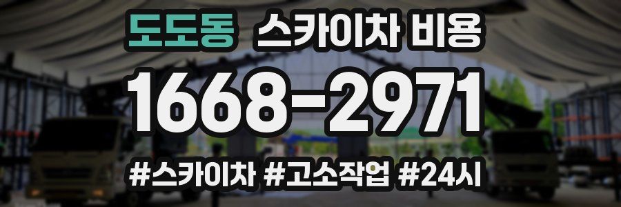 도도동 스카이차 비용