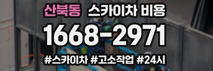 산북동 스카이차 비용