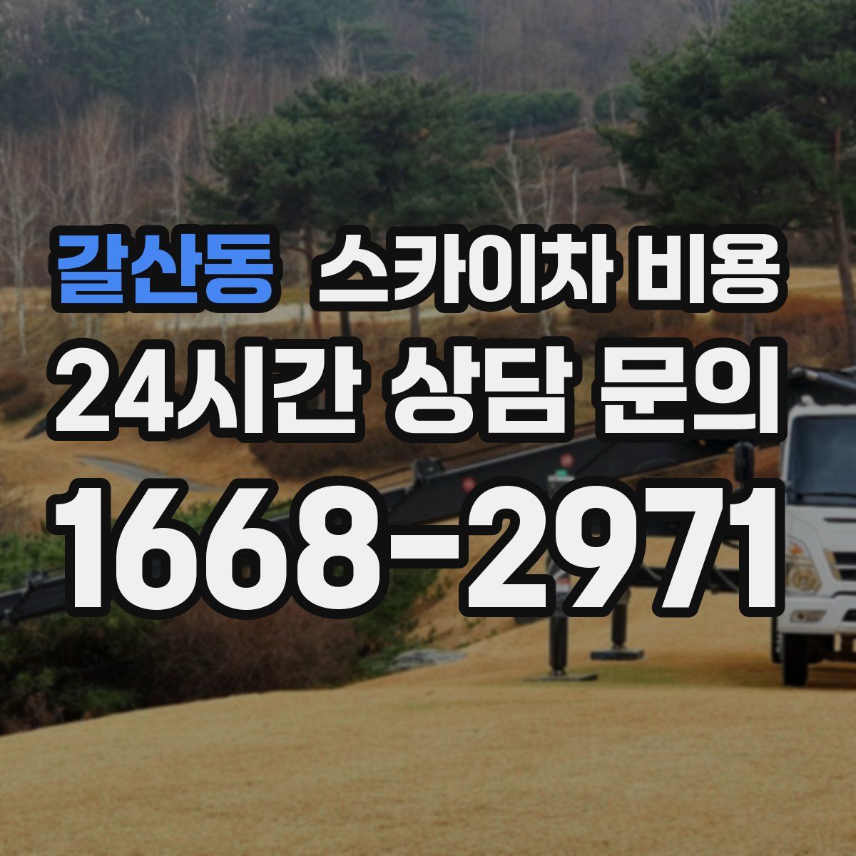 갈산동 스카이차 비용