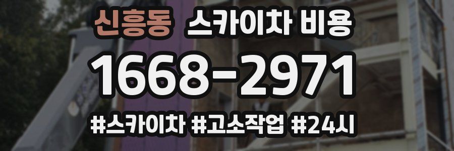 신흥동 스카이차 비용