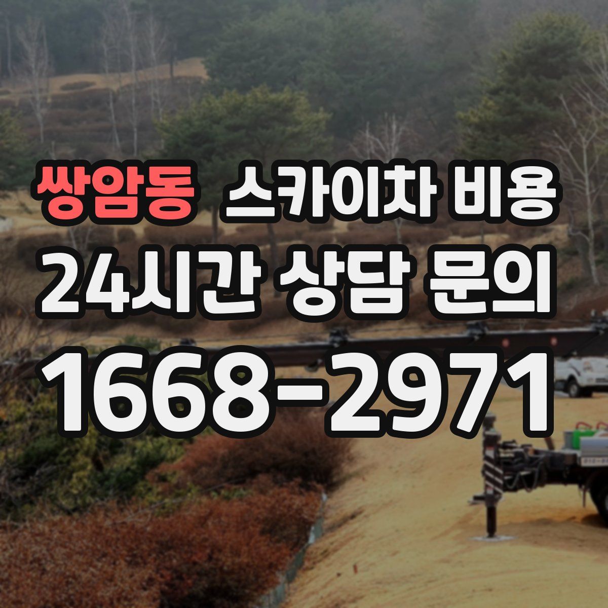 쌍암동 스카이차 비용