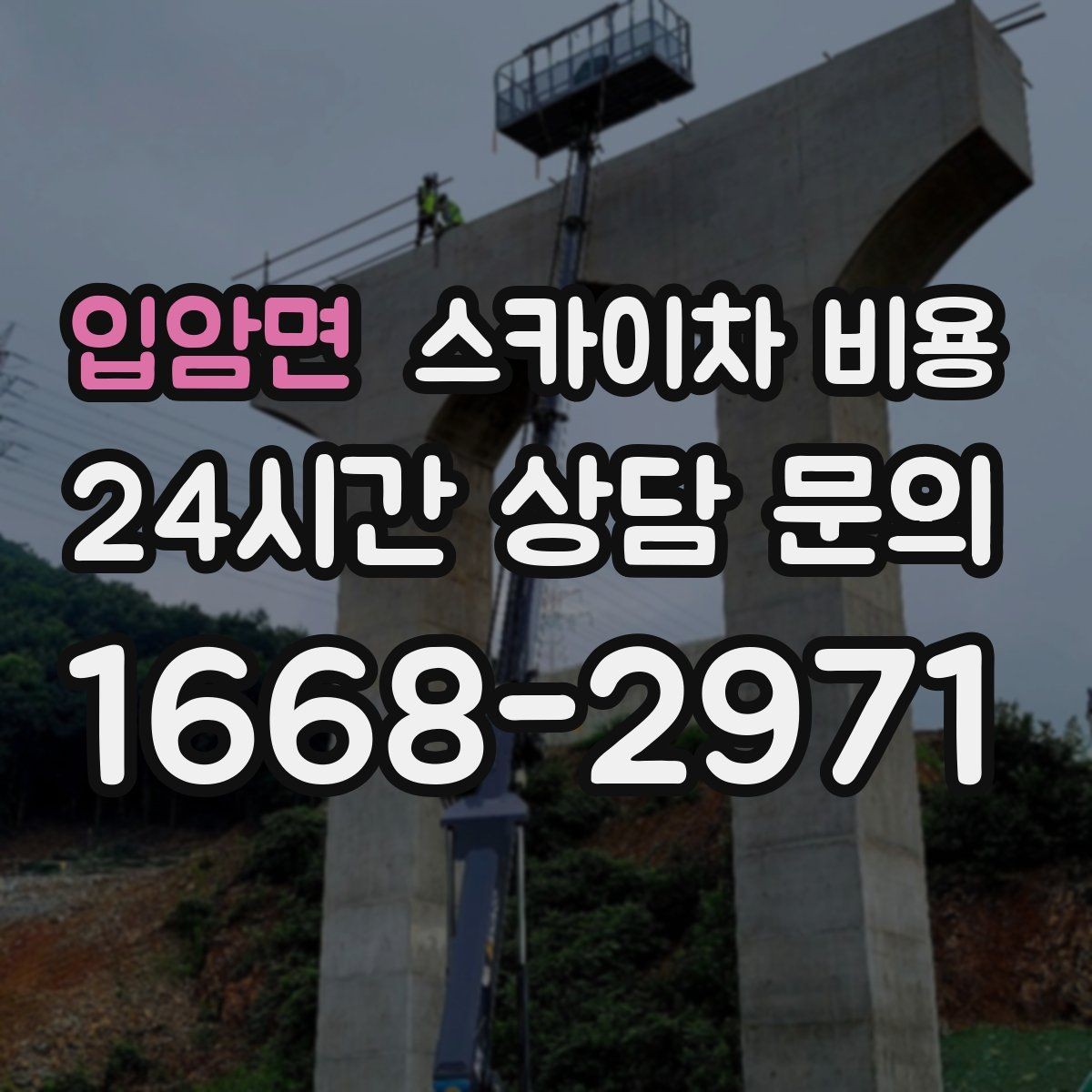 입암면 스카이차 비용 전면·측면·건물 앞 도로 사진(정차 가능/도로 폭 확인)이 필요한 이