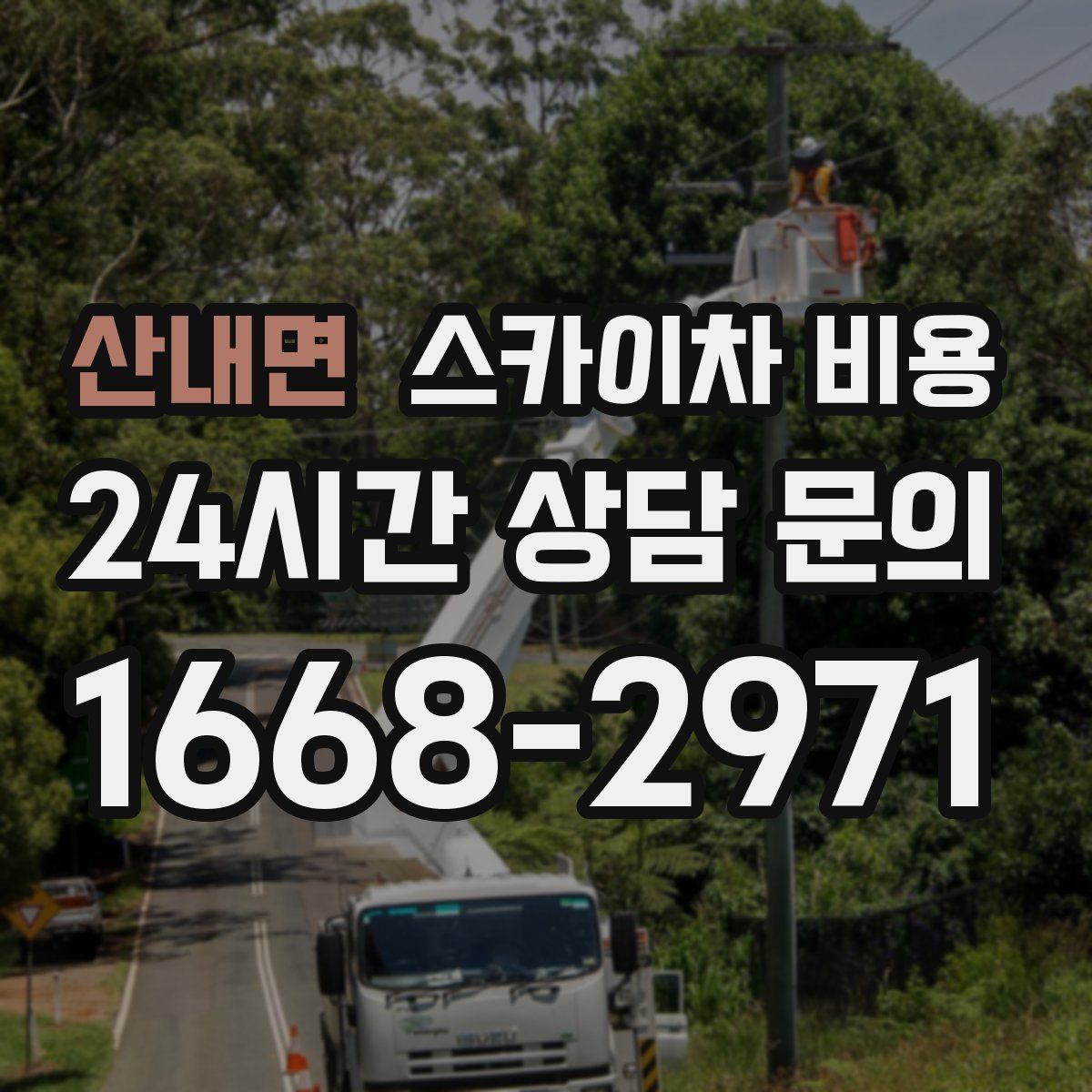 산내면 스카이차 비용